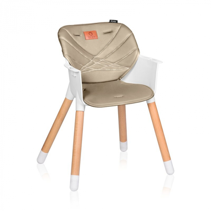 Scaun de masa, Lionelo, Koen, 2 in 1, Transformabil, Sustine 30 kg, 6 luni+, Bej [7]