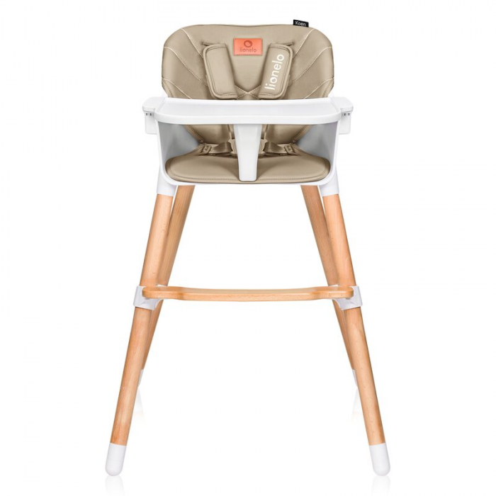 Scaun de masa, Lionelo, Koen, 2 in 1, Transformabil, Sustine 30 kg, 6 luni+, Bej [2]