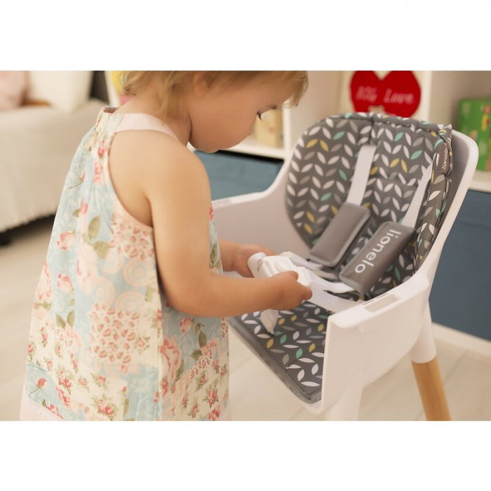 Scaun de masa, Lionelo, Koen, 2 in 1, Transformabil, Sustine 30 kg, 6 luni+, Bej [16]