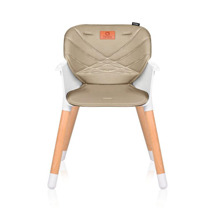 Scaun de masa, Lionelo, Koen, 2 in 1, Transformabil, Sustine 30 kg, 6 luni+, Bej [6]