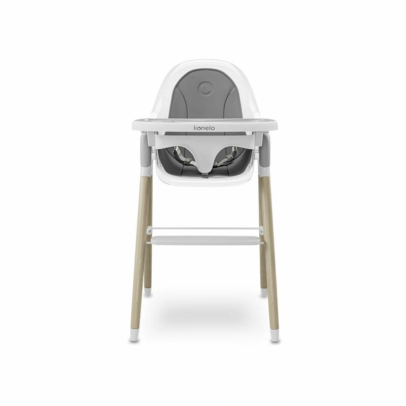 Lionelo - Scaun de masa Maya, 2 in 1, Transformabil, 3 pozitii de inclinare, Conform cu standardele europeane de securitate EN14988, EN12790, White [4]
