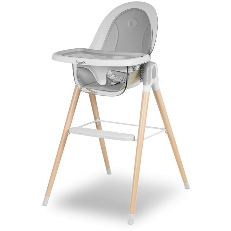 Lionelo - Scaun de masa Maya, 2 in 1, Transformabil, 3 pozitii de inclinare, Conform cu standardele europeane de securitate EN14988, EN12790, White [12]