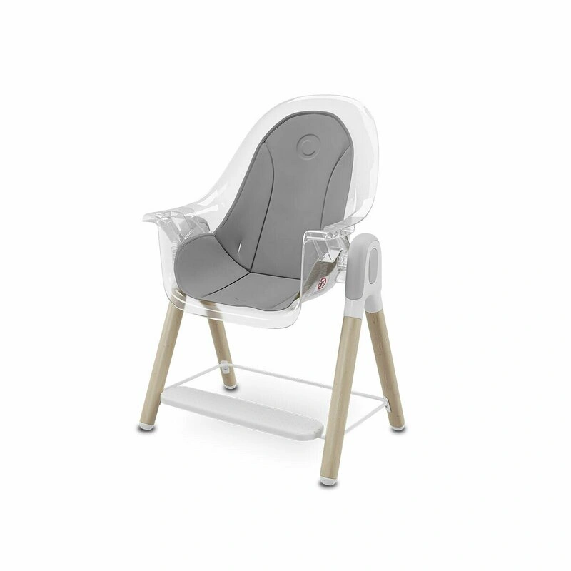 Lionelo - Scaun de masa Maya, 2 in 1, Transformabil, 3 pozitii de inclinare, Conform cu standardele europeane de securitate EN14988, EN12790, White [6]