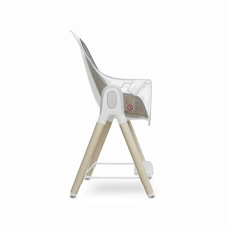 Lionelo - Scaun de masa Maya, 2 in 1, Transformabil, 3 pozitii de inclinare, Conform cu standardele europeane de securitate EN14988, EN12790, White [5]