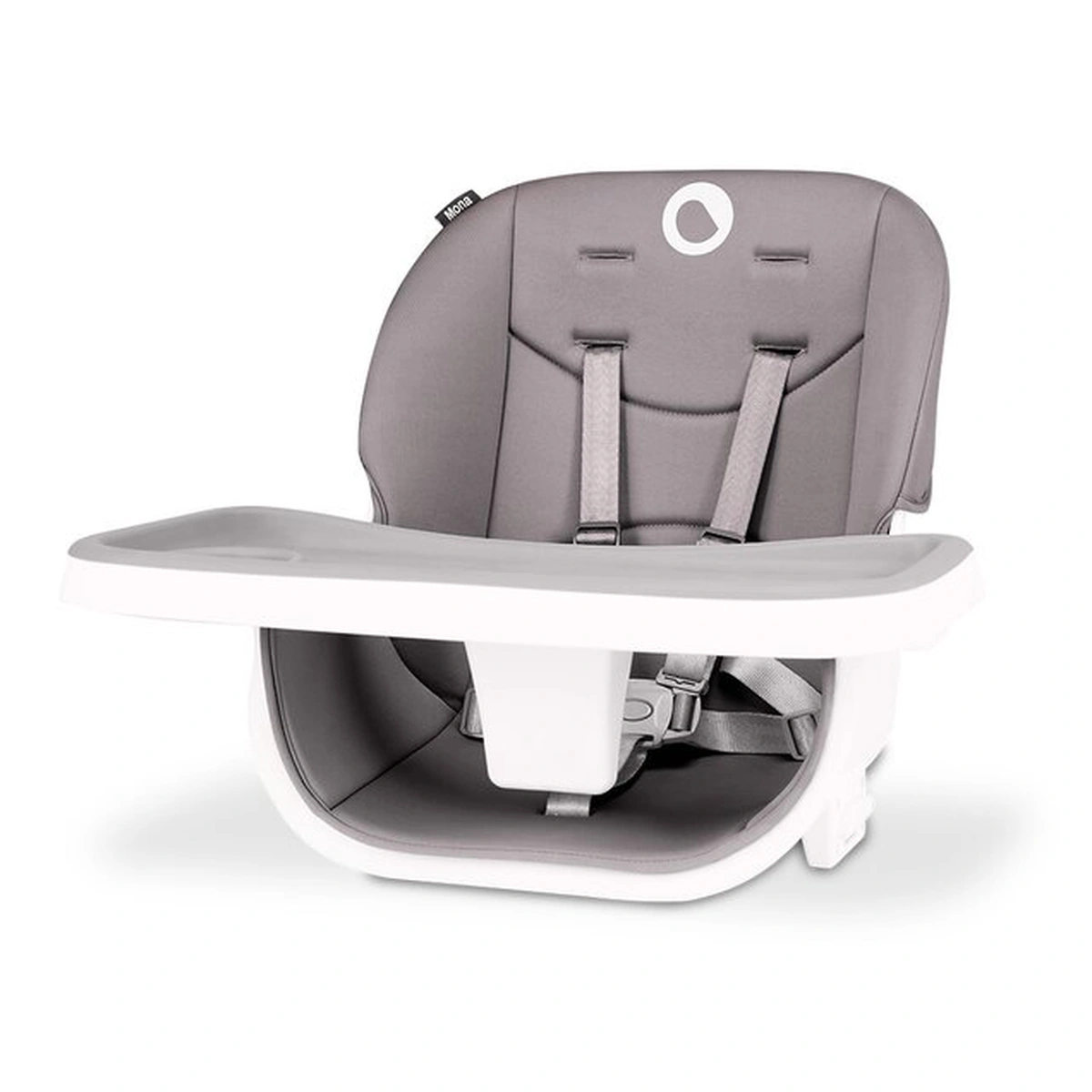 Lionelo - Scaun de masa Mona, 4 in 1, Transformabil, Reglabil in inaltime in 3 pozitii, Conform cu standardele europene de securitate EN14988, EN16120, Stone [12]