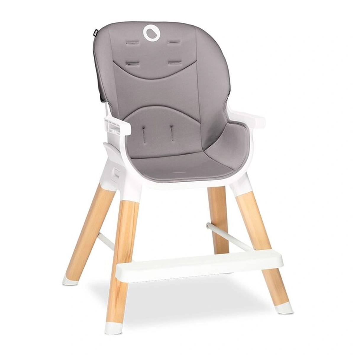 Lionelo - Scaun de masa Mona, 4 in 1, Transformabil, Reglabil in inaltime in 3 pozitii, Conform cu standardele europene de securitate EN14988, EN16120, Stone [14]