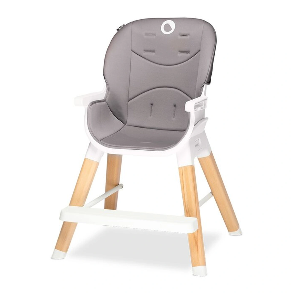 Lionelo - Scaun de masa Mona, 4 in 1, Transformabil, Reglabil in inaltime in 3 pozitii, Conform cu standardele europene de securitate EN14988, EN16120, Stone [15]