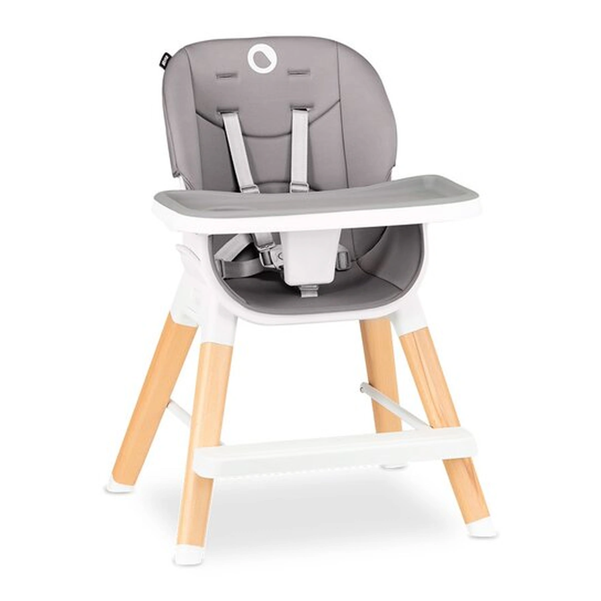 Lionelo - Scaun de masa Mona, 4 in 1, Transformabil, Reglabil in inaltime in 3 pozitii, Conform cu standardele europene de securitate EN14988, EN16120, Stone [11]