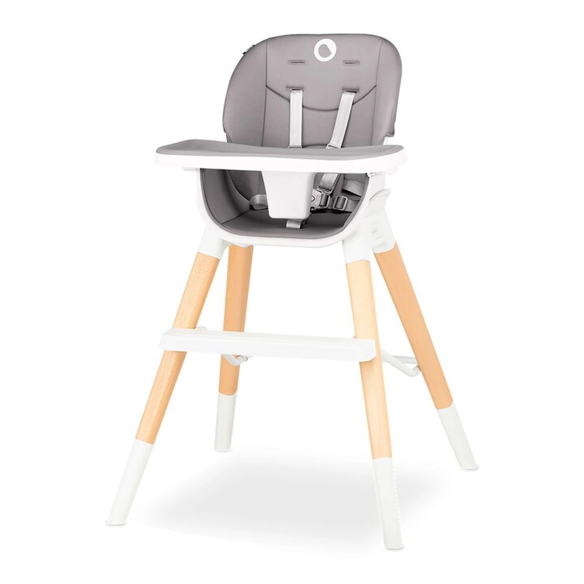 Lionelo - Scaun de masa Mona, 4 in 1, Transformabil, Reglabil in inaltime in 3 pozitii, Conform cu standardele europene de securitate EN14988, EN16120, Stone [7]