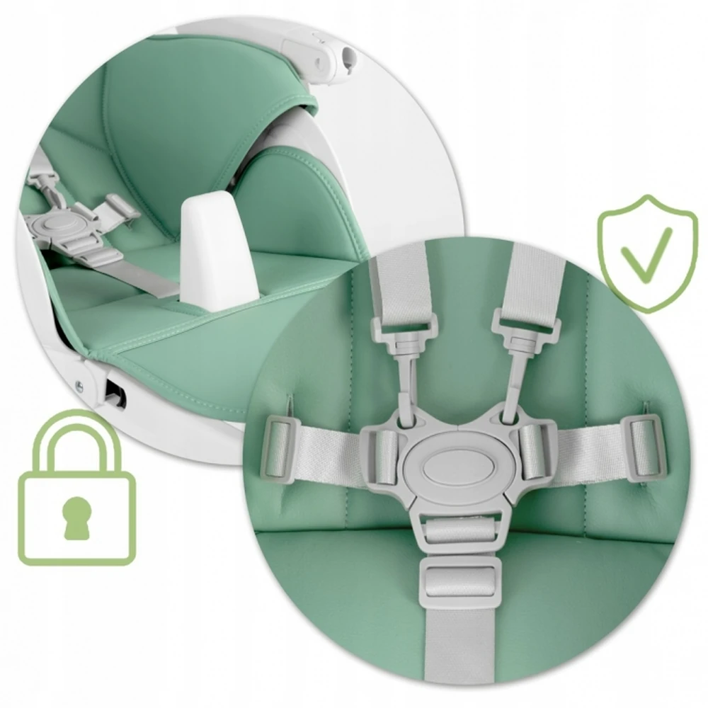 Scaun de masa multifunctional Nukido Belo - Verde [4]
