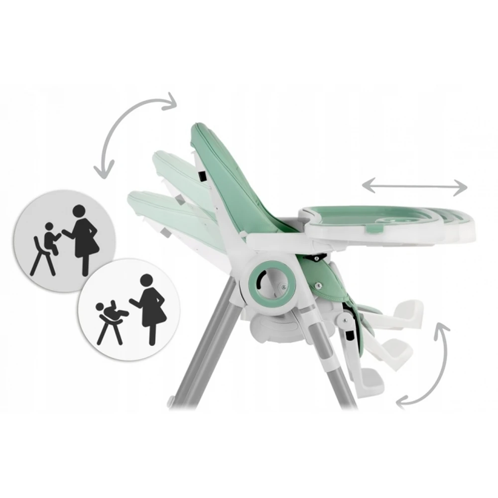 Scaun de masa multifunctional Nukido Belo - Verde [3]