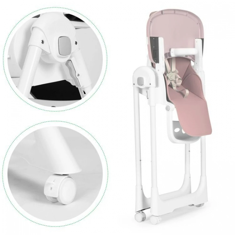 Scaun de masa pentru copii Ecotoys - Roz [7]