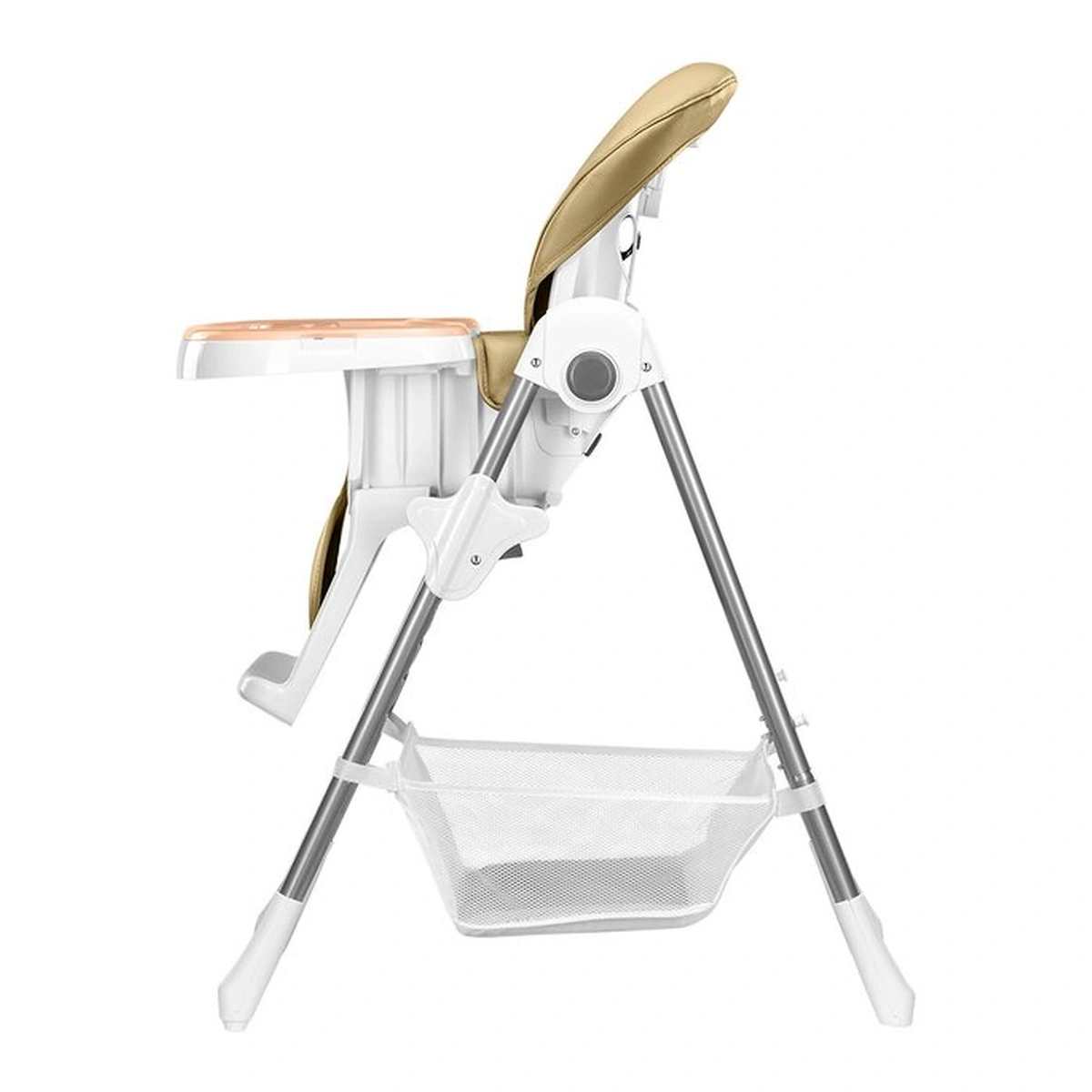 Lionelo - Scaun de masa Reglabil, 6 Pozitii pe inaltime, Spatar reglabil in 3 pozitii, Linn Plus din metal, Conform cu standardul europeane de securitate EN14988, Bej [17]