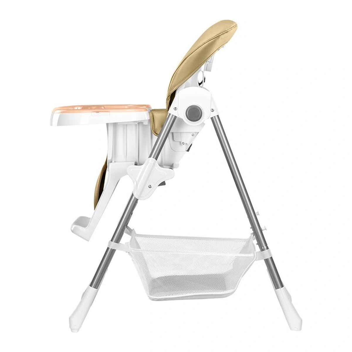 Lionelo - Scaun de masa Reglabil, 6 Pozitii pe inaltime, Spatar reglabil in 3 pozitii, Linn Plus din metal, Conform cu standardul europeane de securitate EN14988, Bej [18]