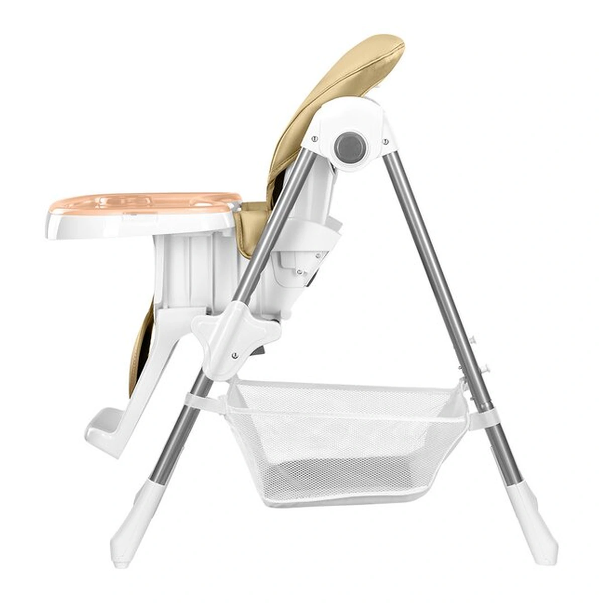 Lionelo - Scaun de masa Reglabil, 6 Pozitii pe inaltime, Spatar reglabil in 3 pozitii, Linn Plus din metal, Conform cu standardul europeane de securitate EN14988, Bej [21]