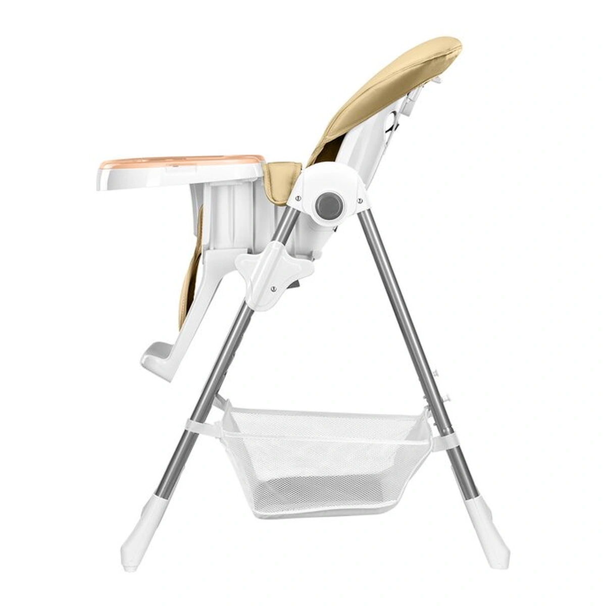 Lionelo - Scaun de masa Reglabil, 6 Pozitii pe inaltime, Spatar reglabil in 3 pozitii, Linn Plus din metal, Conform cu standardul europeane de securitate EN14988, Bej [13]