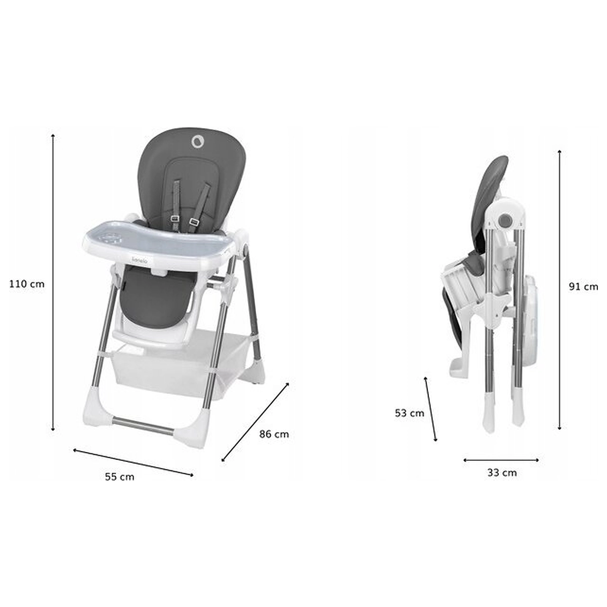Scaun de masa Reglabil, 6 Pozitii pe inaltime, Spatar reglabil in 3 pozitii, Linn Plus din metal, Conform cu standardul [9]