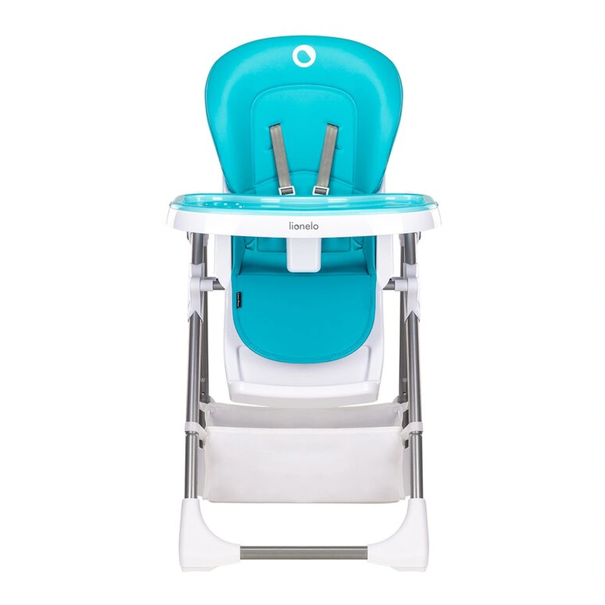 Lionelo - Scaun de masa Reglabil, 6 Pozitii pe inaltime, Spatar reglabil in 3 pozitii, Linn Plus din metal, Conform cu standardul europeane de securitate EN14988, Turcoaz [4]