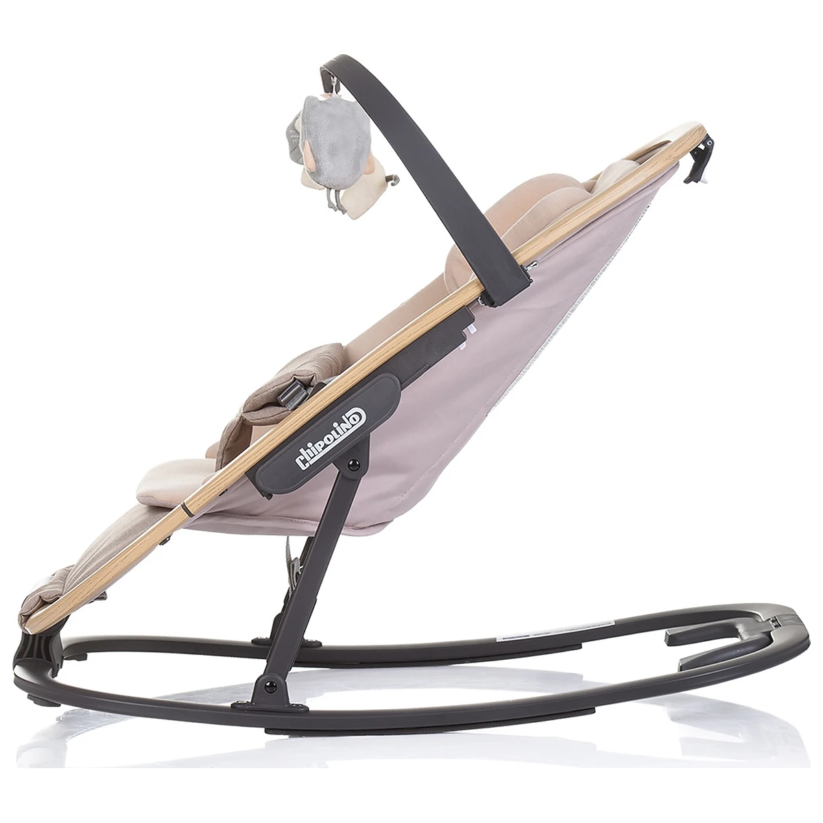 Scaunel balansoar Chipolino Senso biscotta wood 6 luni [2]