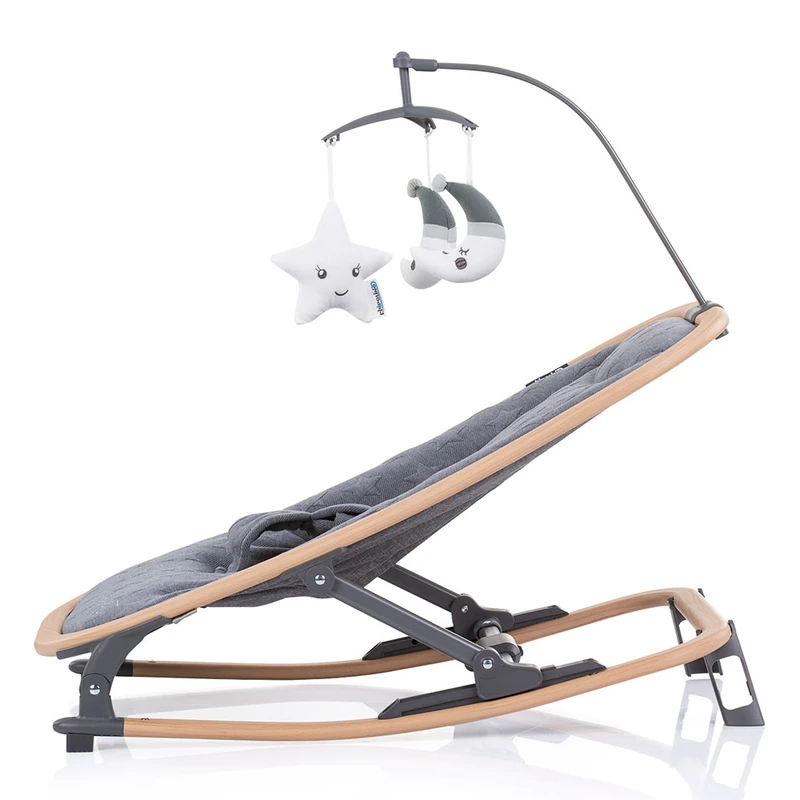 Scaunel balansoar Chipolino Velvet graphite wood [4]
