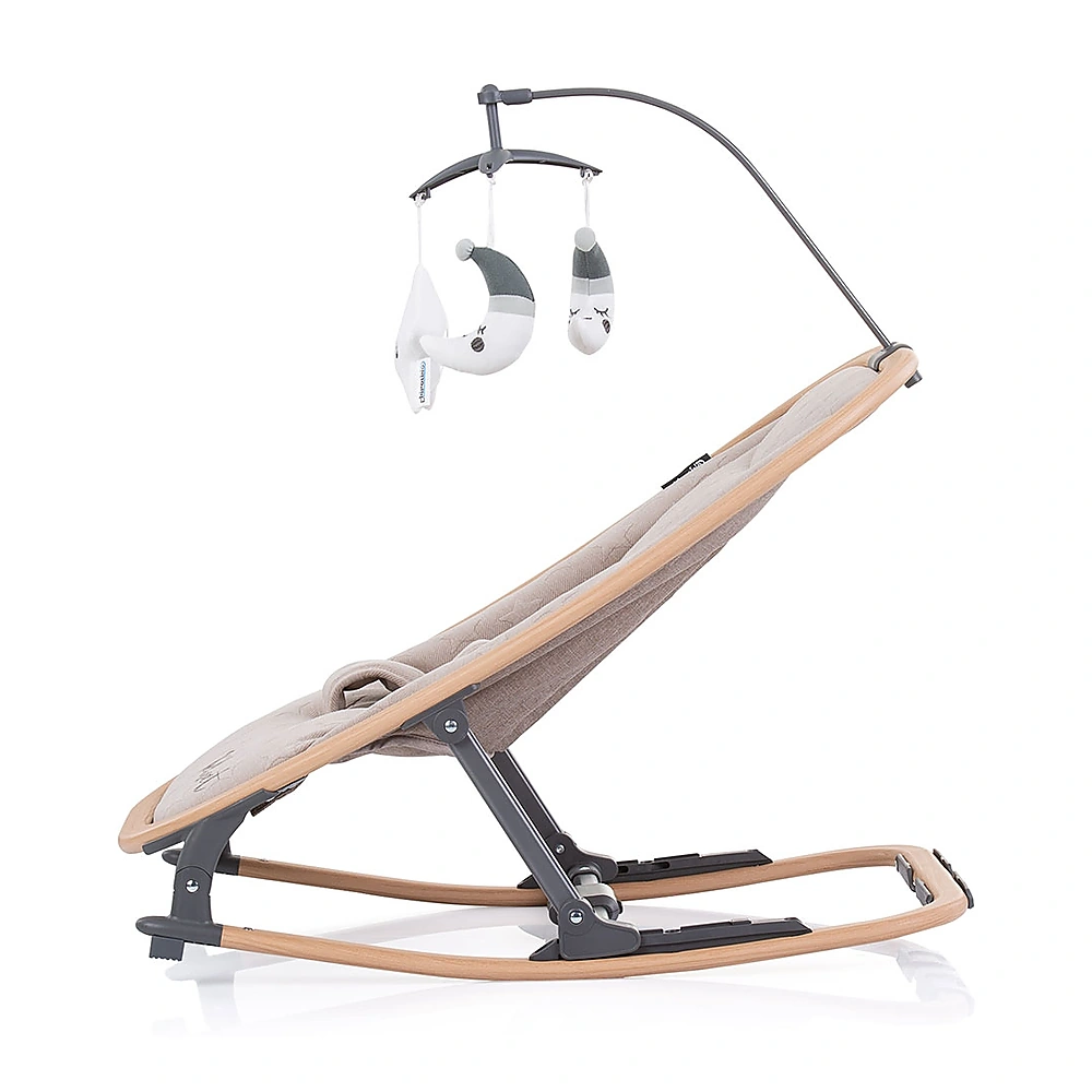 Scaunel balansoar Chipolino Velvet sand wood [2]