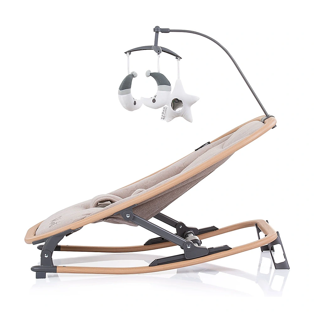 Scaunel balansoar Chipolino Velvet sand wood [4]