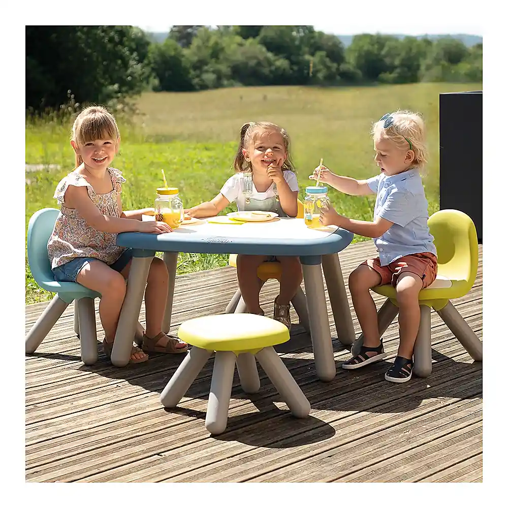 Scaunel cu spatar pentru copii Smoby albastru [4]