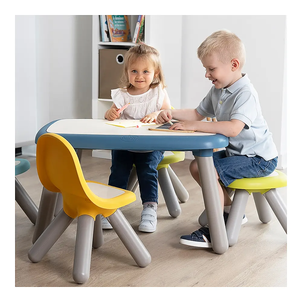 Scaunel cu spatar pentru copii Smoby galben [3]