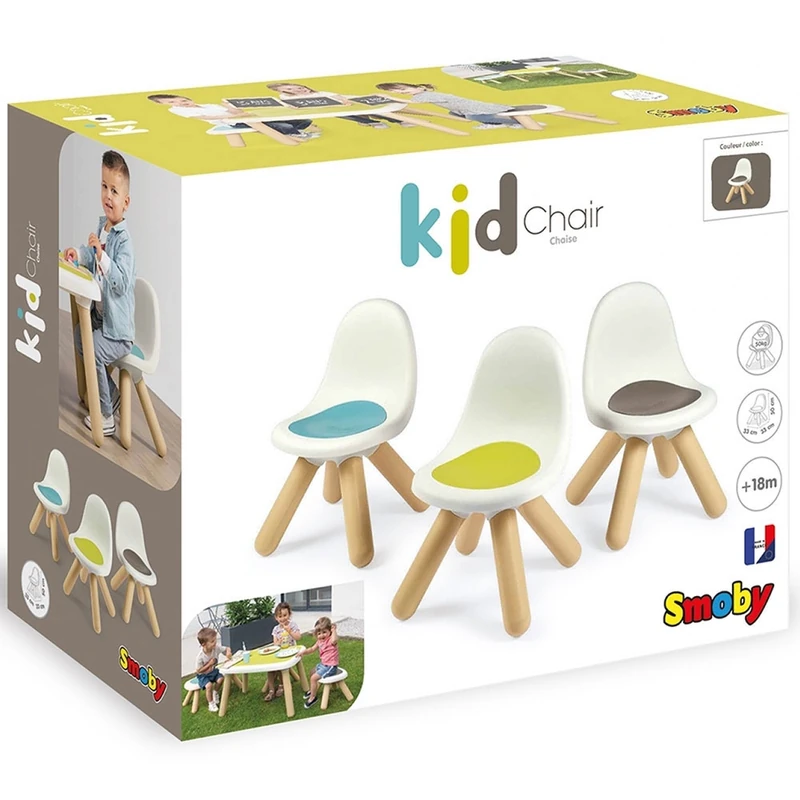 Scaunel cu spatar pentru copii Smoby gri [6]