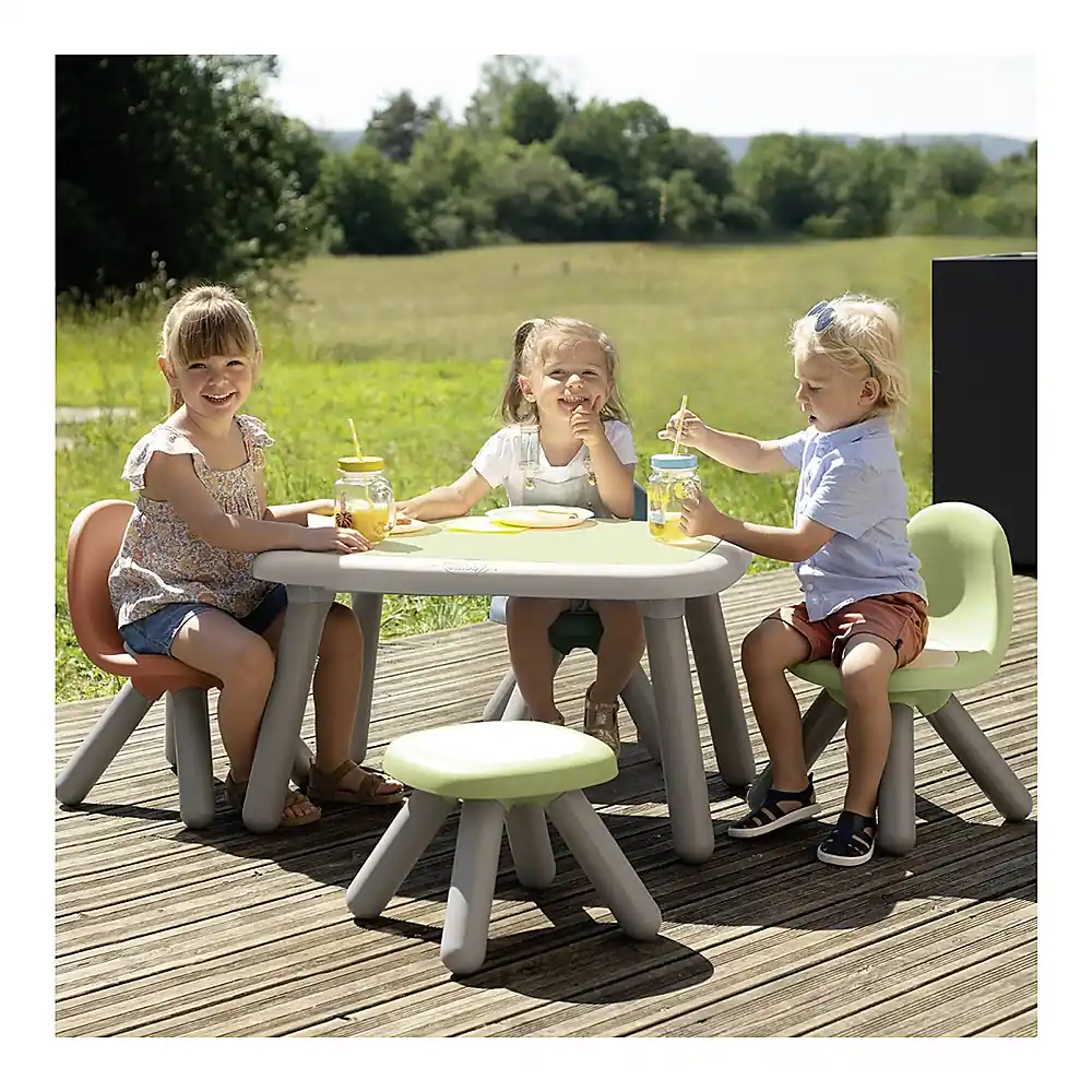 Scaunel cu spatar pentru copii Smoby Life, Albastru [4]