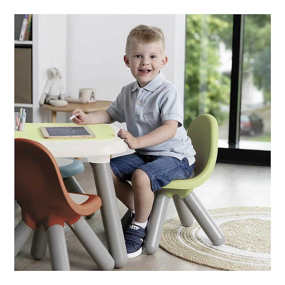 Scaunel cu spatar pentru copii Smoby Life, Terra cotta [5]