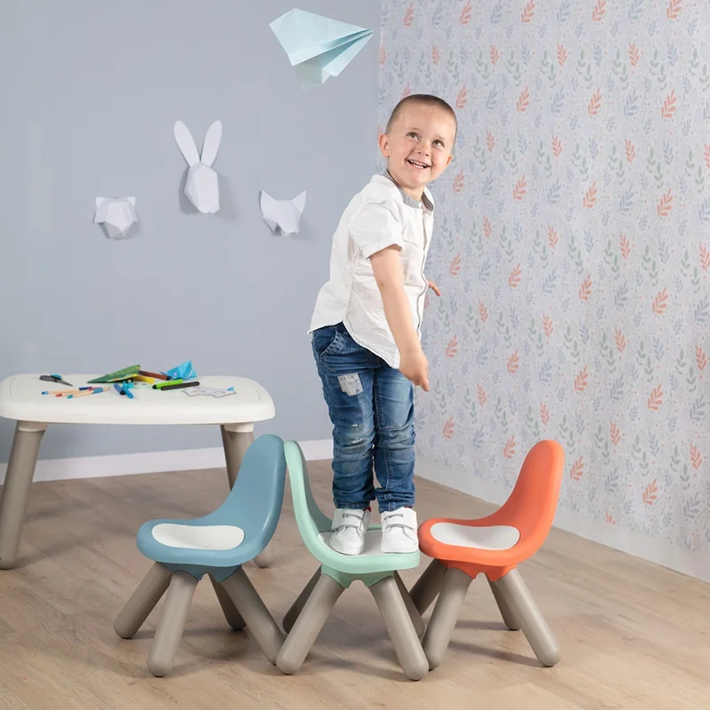 Scaunel cu spatar pentru copii Smoby sage green [2]