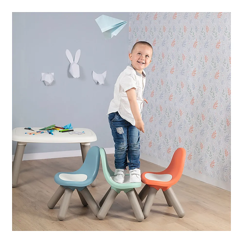 Scaunel cu spatar pentru copii Smoby sage green [2]