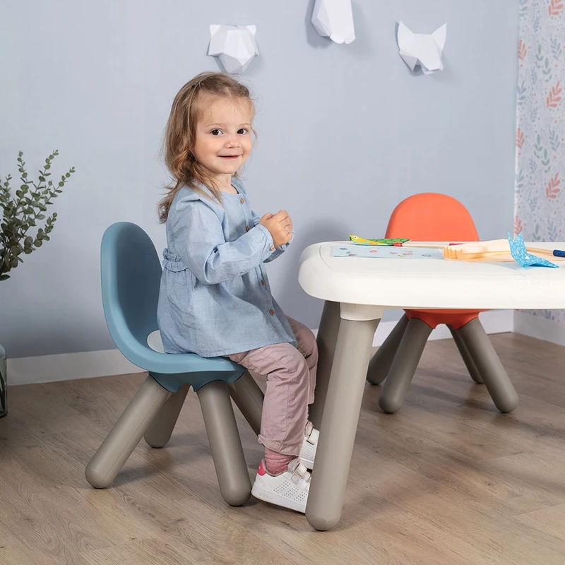 Scaunel cu spatar pentru copii Smoby storm blue [2]