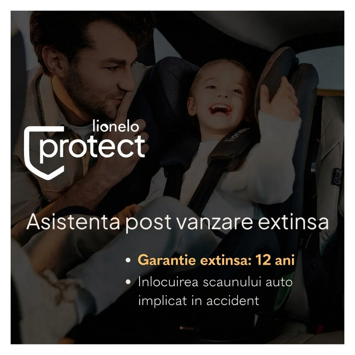 Scoica auto, Lionelo, i-Size Astrid, 0-13 Kg, 40-87 cm, Testat ADAC [3]