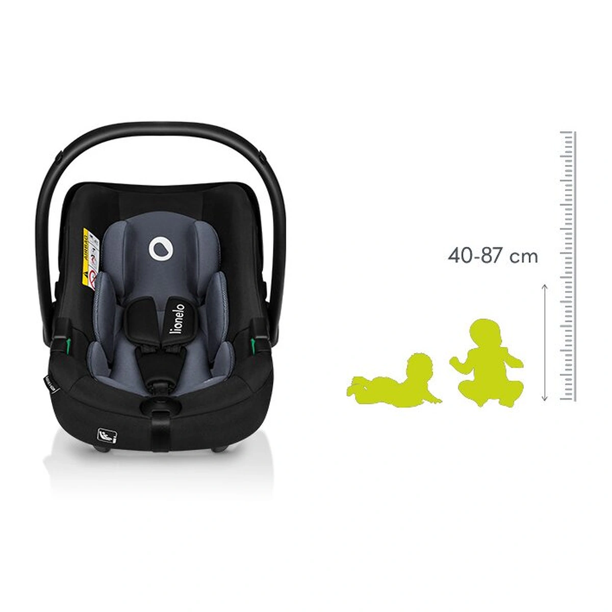 Scoica auto, Lionelo, i-Size Astrid, 0-13 Kg, 40-87 cm, Testat ADAC [12]