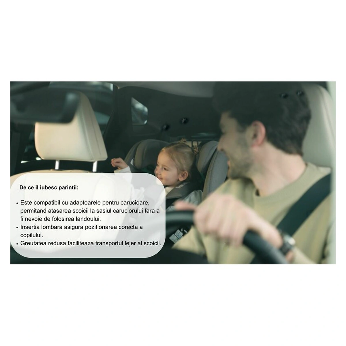 Scoica auto, Lionelo, i-Size Astrid, 0-13 Kg, 40-87 cm, Testat ADAC [17]