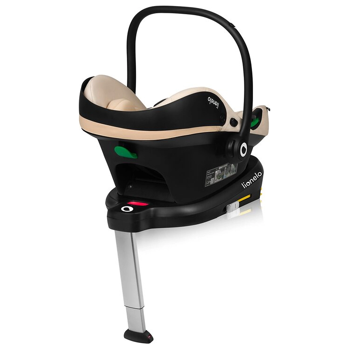 Scoica auto, Lionelo, i-Size Astrid, 0-13 Kg, 40-87 cm, Testat ADAC, Bej [17]