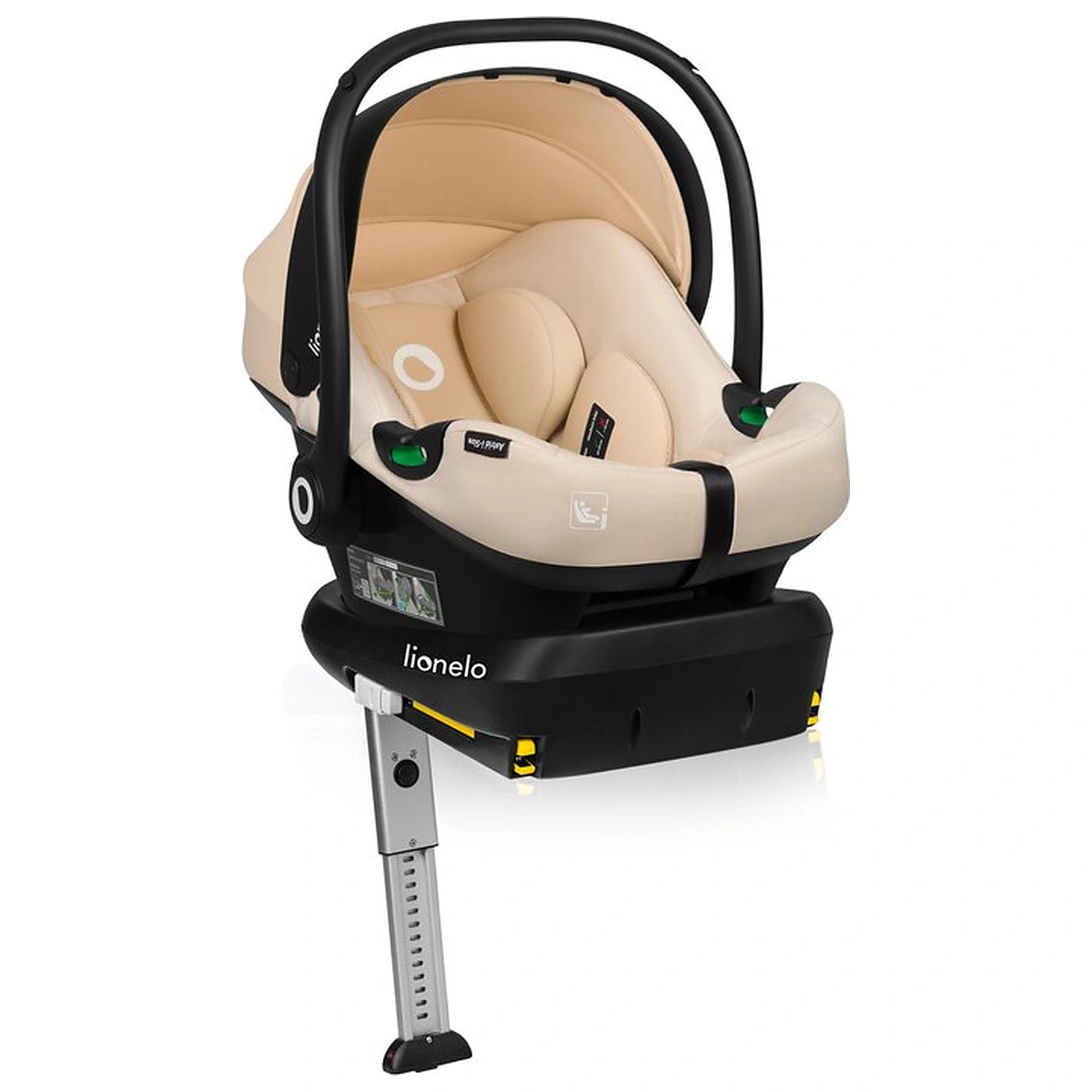 Scoica auto, Lionelo, i-Size Astrid, 0-13 Kg, 40-87 cm, Testat ADAC, Bej [14]