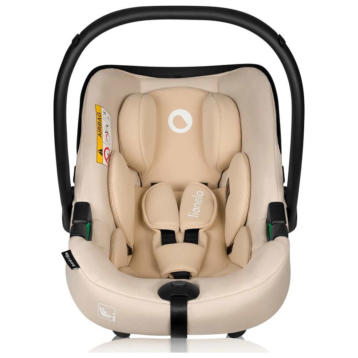 Scoica auto, Lionelo, i-Size Astrid, 0-13 Kg, 40-87 cm, Testat ADAC, Bej [8]