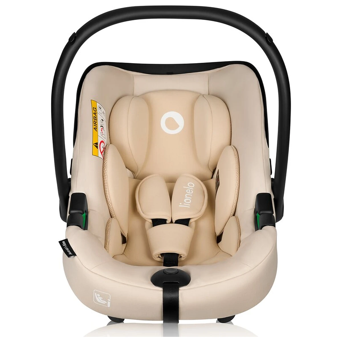 Scoica auto, Lionelo, i-Size Astrid, 0-13 Kg, 40-87 cm, Testat ADAC, Bej [7]