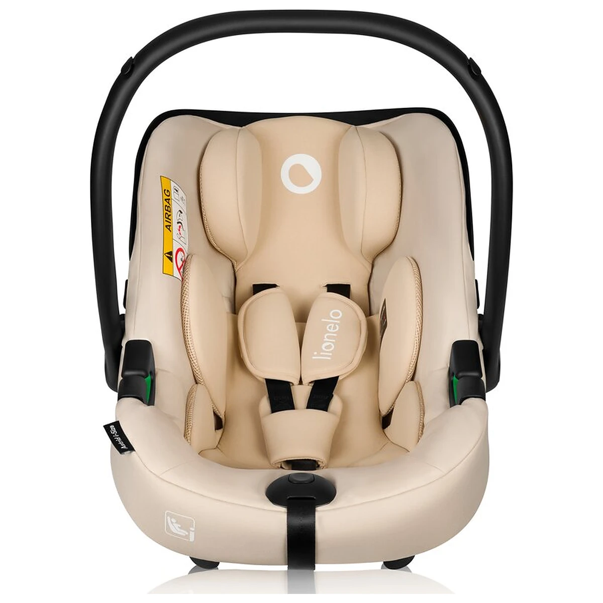 Scoica auto, Lionelo, i-Size Astrid, 0-13 Kg, 40-87 cm, Testat ADAC, Bej [9]
