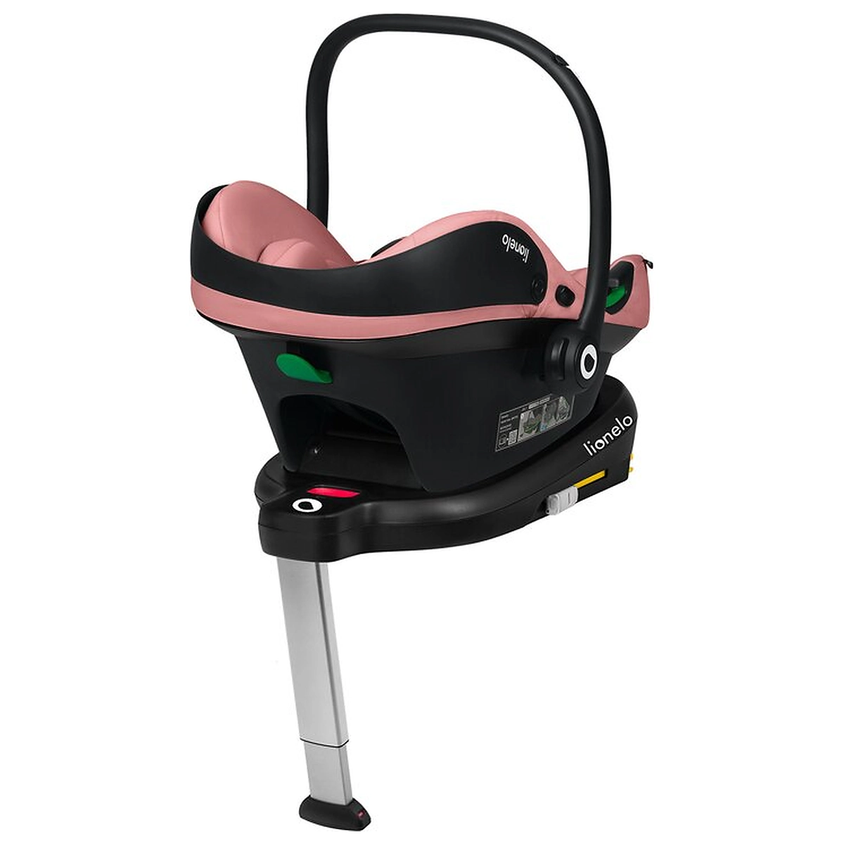 Scoica auto, Lionelo, i-Size Astrid, 0-13 Kg, 40-87 cm, Testat ADAC, Roz [18]