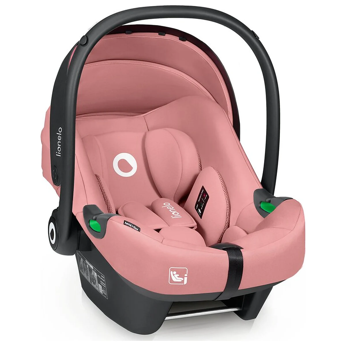 Scoica auto, Lionelo, i-Size Astrid, 0-13 Kg, 40-87 cm, Testat ADAC, Roz [6]