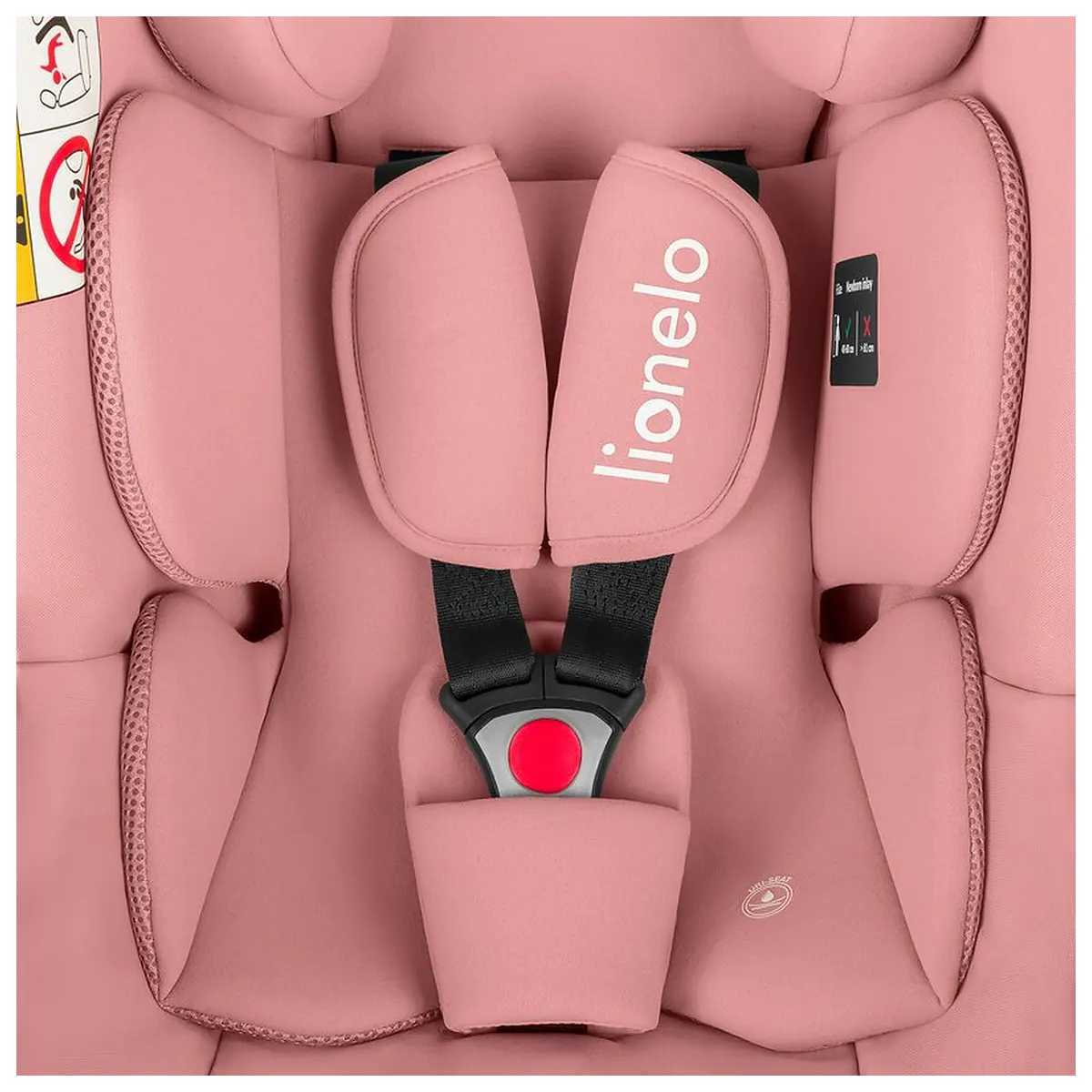 Scoica auto, Lionelo, i-Size Astrid, 0-13 Kg, 40-87 cm, Testat ADAC, Roz [11]