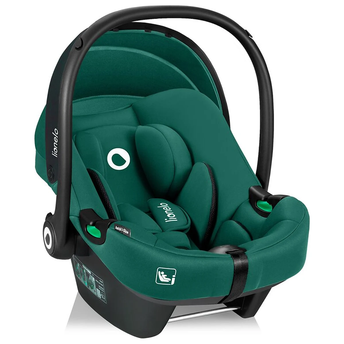 Scoica auto, Lionelo, i-Size Astrid, 0-13 Kg, 40-87 cm, Testat ADAC, Verde [4]