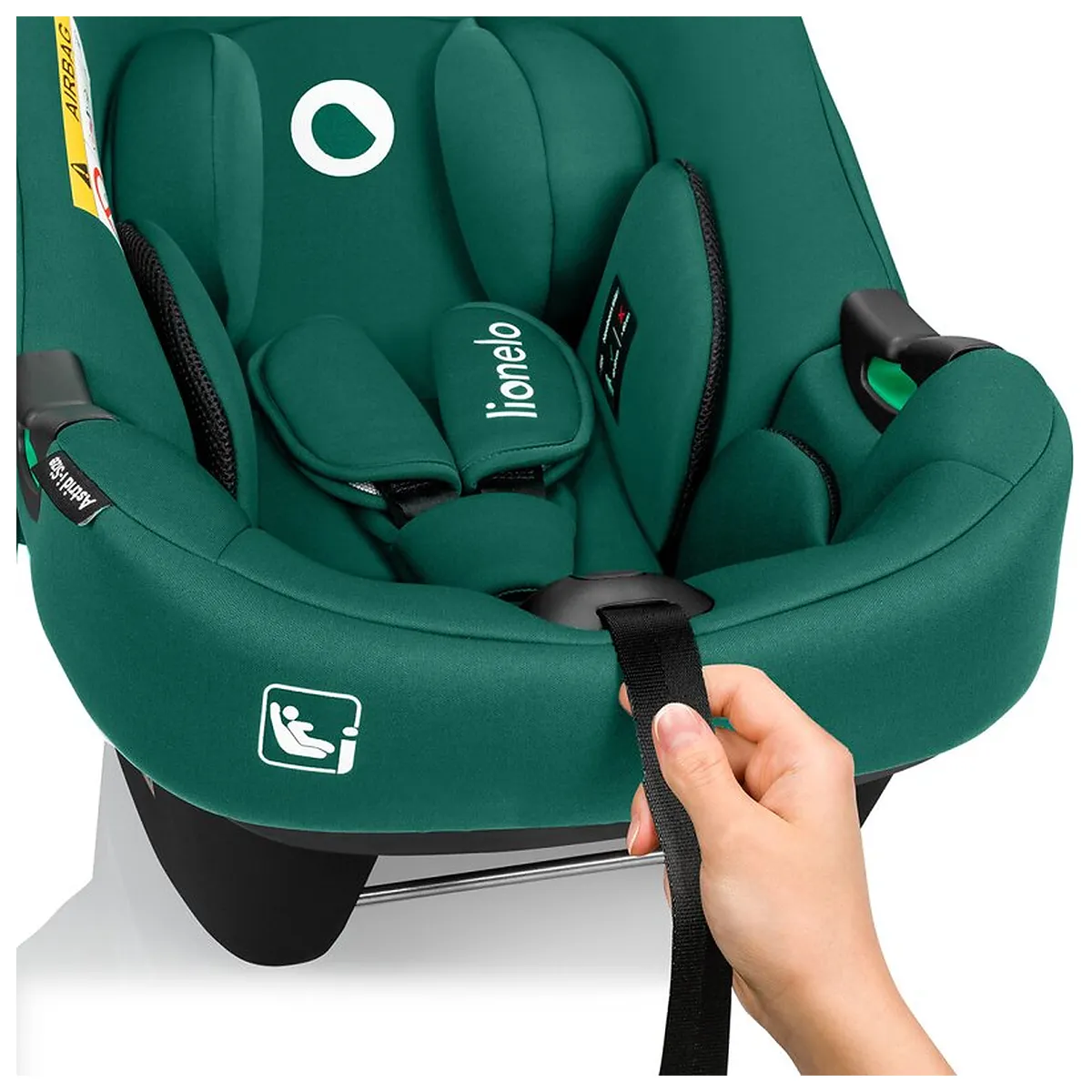 Scoica auto, Lionelo, i-Size Astrid, 0-13 Kg, 40-87 cm, Testat ADAC, Verde [11]