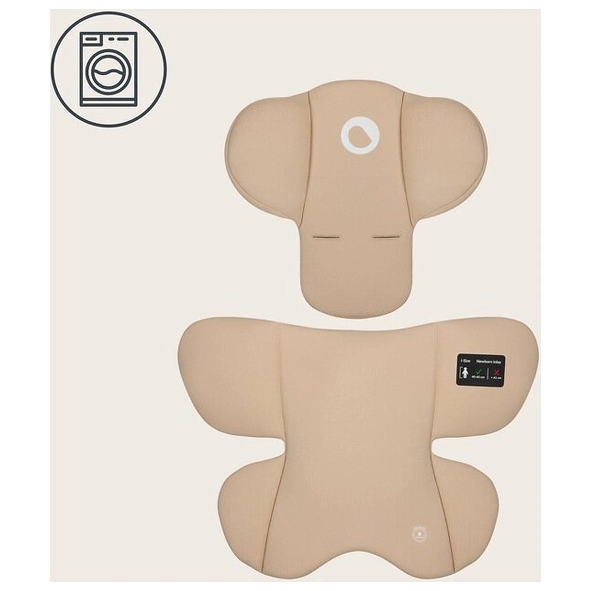 Scoica auto, Lionelo, i-Size Astrid, Include baza Isofix, 0-13 Kg, 40-87 cm, Testat ADAC, Bej [25]