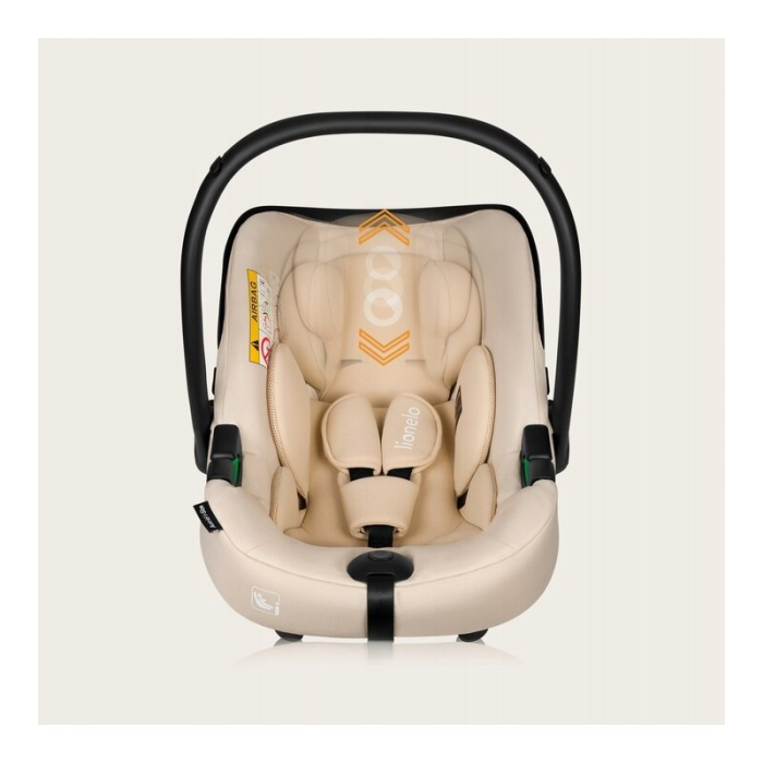 Scoica auto, Lionelo, i-Size Astrid, Include baza Isofix, 0-13 Kg, 40-87 cm, Testat ADAC, Bej [23]