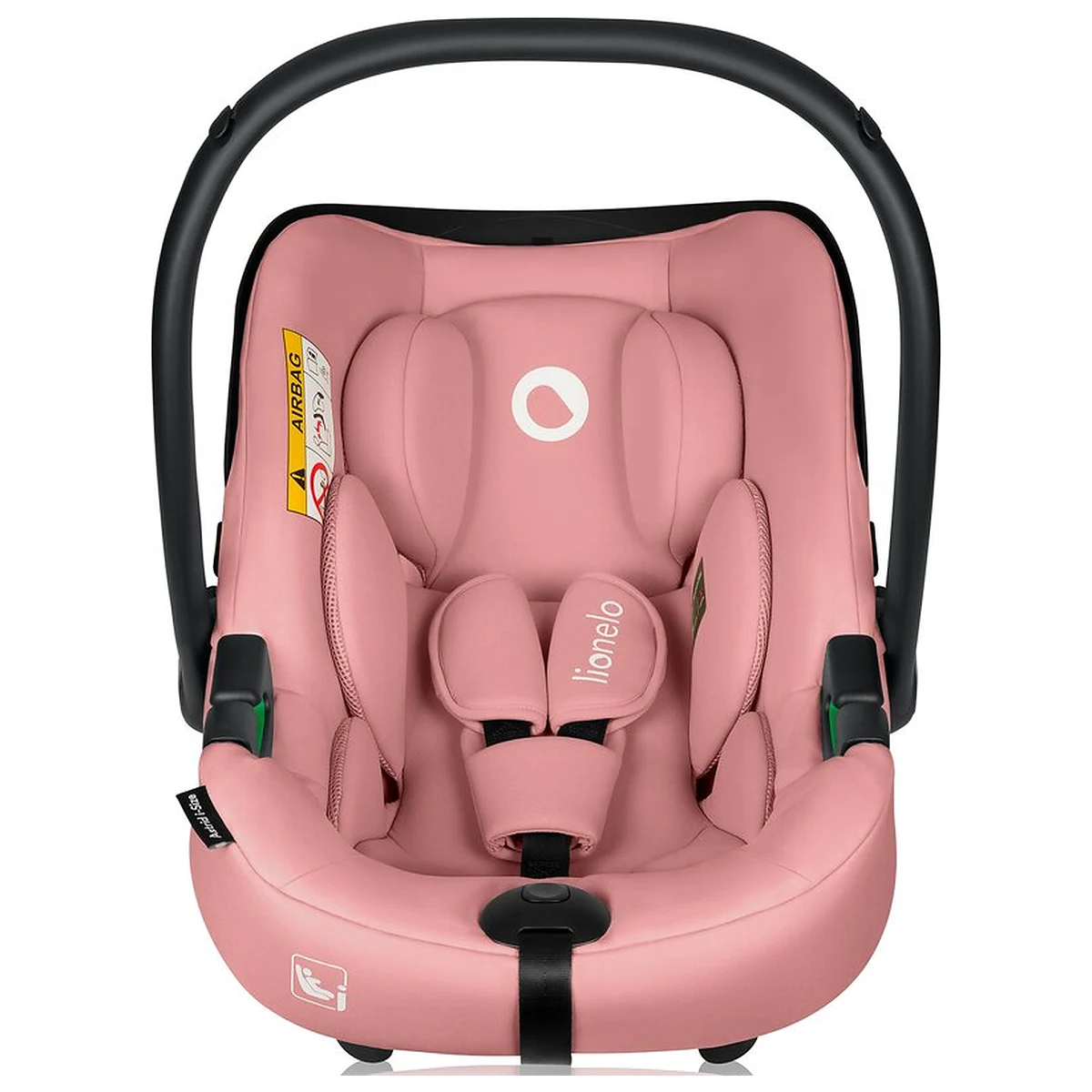 Scoica auto, Lionelo, i-Size Astrid, Include baza Isofix, 0-13 Kg, 40-87 cm, Testat ADAC, Roz [12]